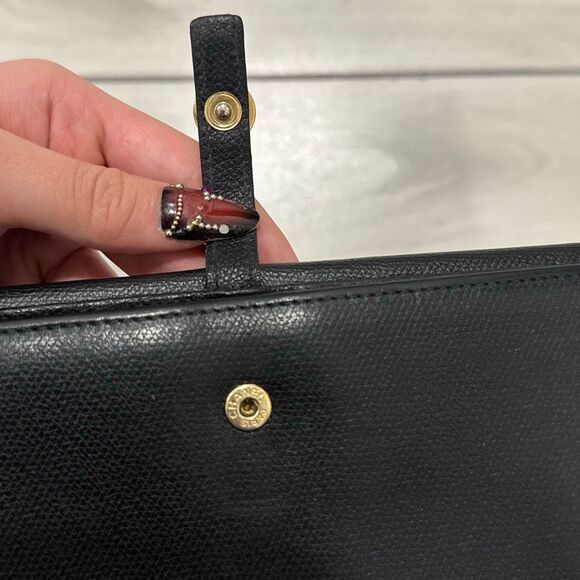 Chanel vintage CC Black Button Bifold Wallet   Authentic. Come with authenticity - Picture 13 of 14